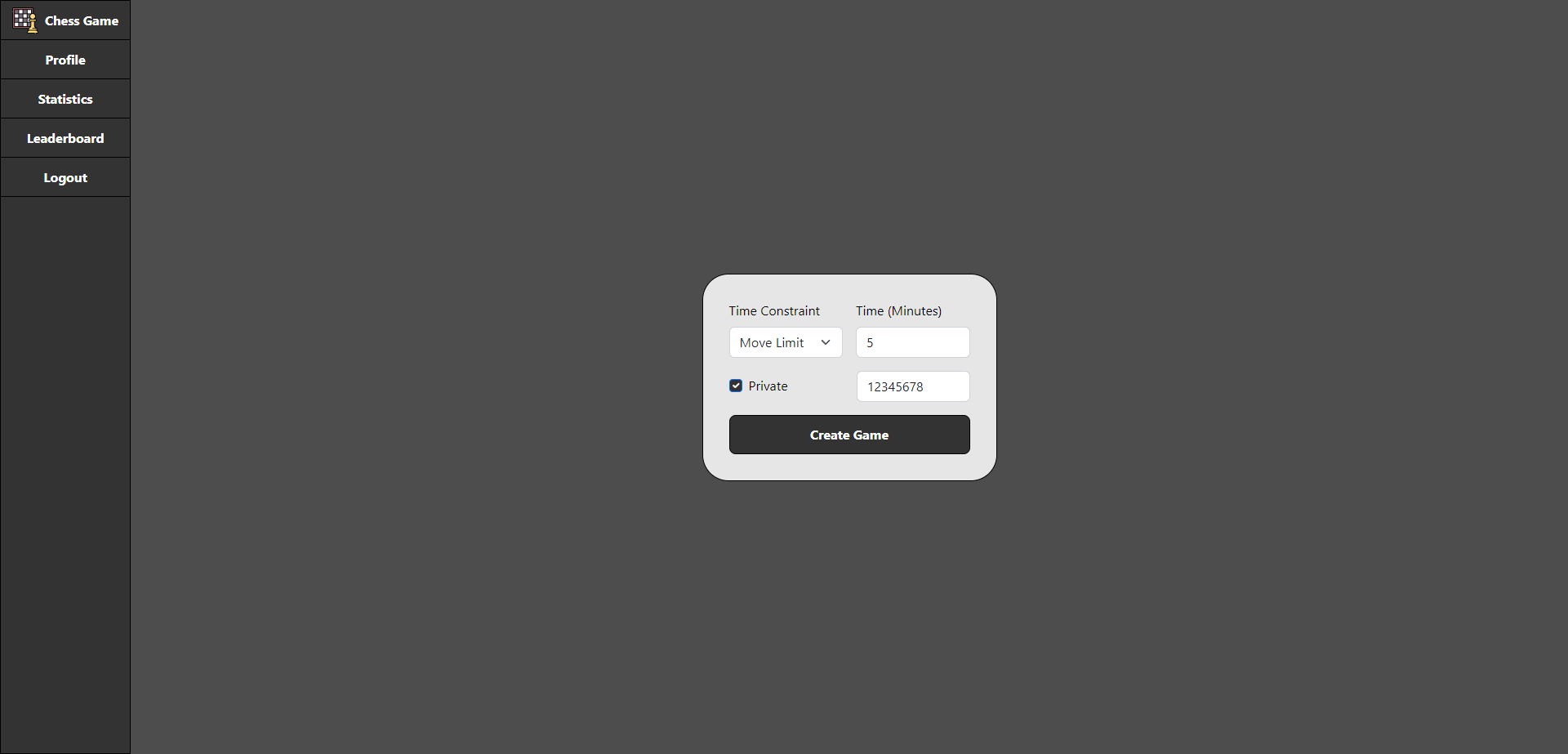 Create Game Screenshot