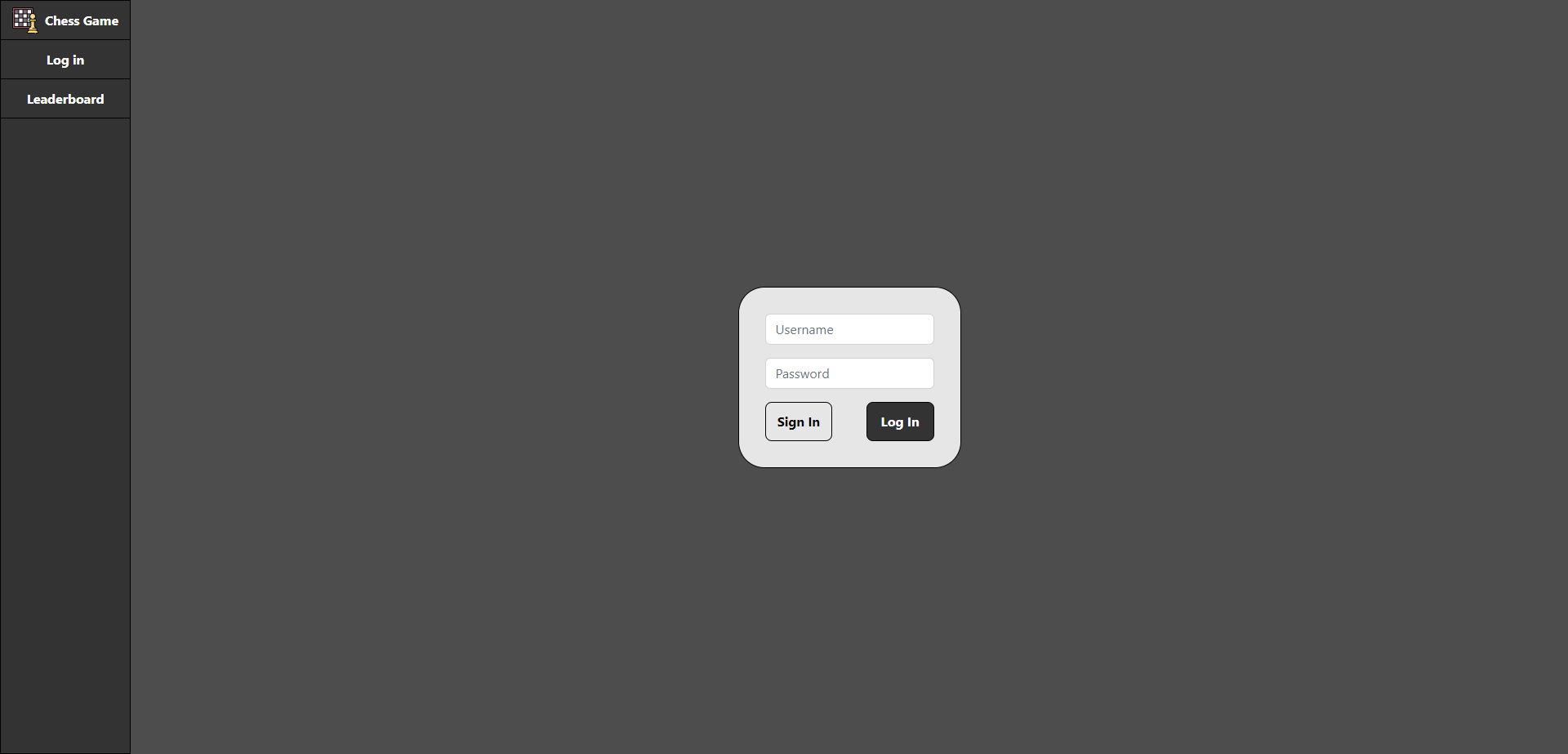Login Screenshot